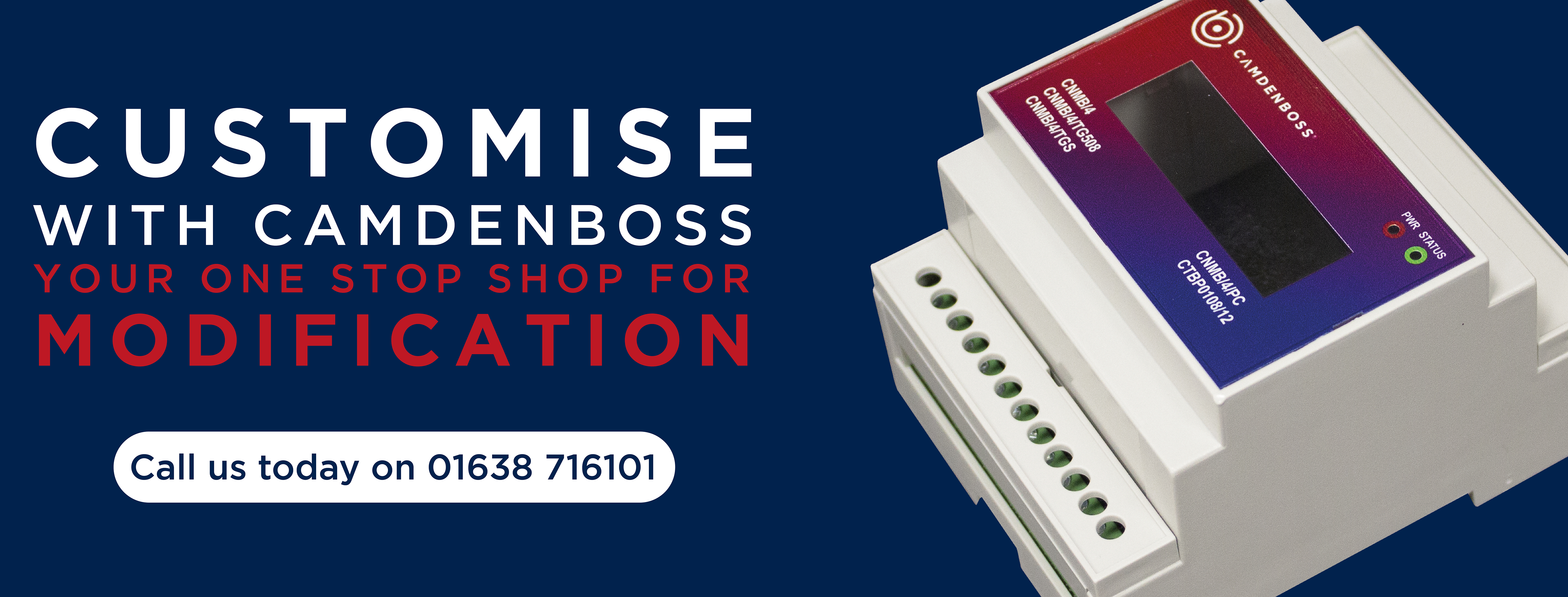 Customise your electronic enclosure with CamdenBoss