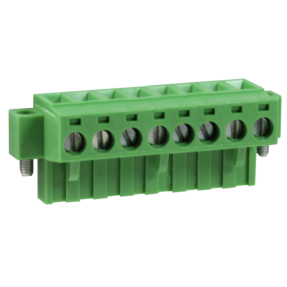 Ctbp9208 8fl Female Pluggable Flanged Terminal Blocks Pcb Pluggable Rising Clamp Terminal